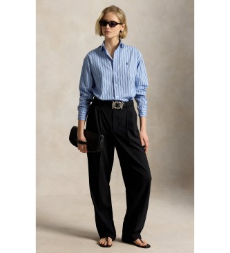 Polo Ralph Lauren Blue Relaxed Fit striped cotton shirt