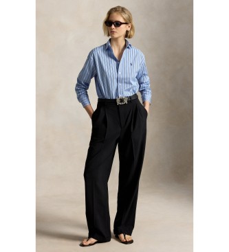 Polo Ralph Lauren Blue Relaxed Fit striped cotton shirt