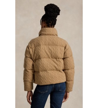 Polo Ralph Lauren Chaqueta acolchada de lana y cachemira beige