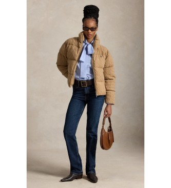 Polo Ralph Lauren Chaqueta acolchada de lana y cachemira beige