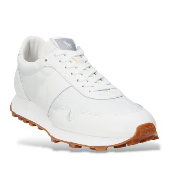 Polo Ralph Lauren White Leather Trail 125 Sneakers