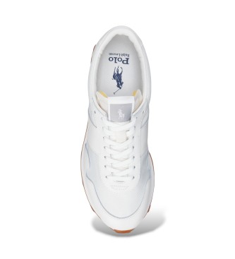 Polo Ralph Lauren White Leather Trail 125 Sneakers