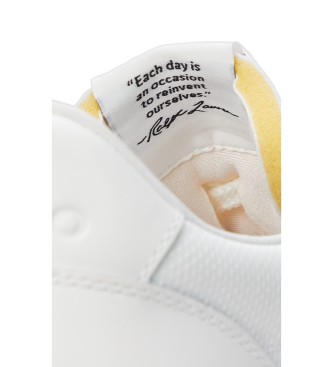 Polo Ralph Lauren White Leather Trail 125 Sneakers