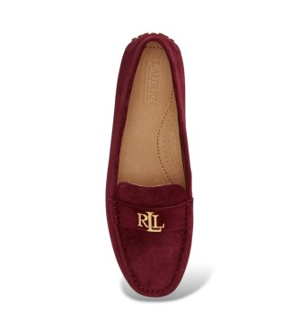 Lauren Ralph Lauren Mocasines Barnsbury de ante granate