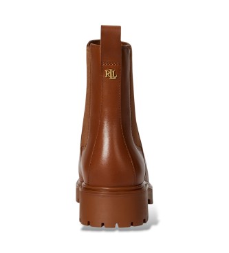 Lauren Ralph Lauren Brown calfskin Allyson boots