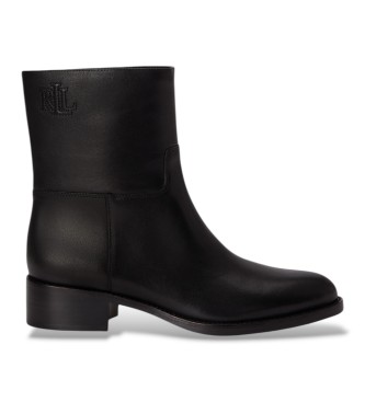 Lauren Ralph Lauren Bottines Kyle en cuir de veau noir