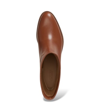 Lauren Ralph Lauren Bottines Kyle en cuir de veau marron