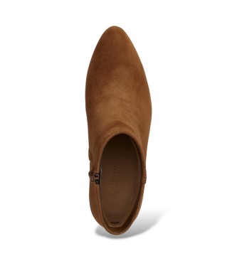 Lauren Ralph Lauren Bottines Emersyn en daim avec talon marron