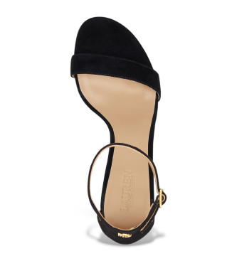 Lauren Ralph Lauren Sandales à talons en cuir Allie noir