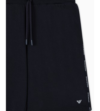 Emporio Armani Marineblauwe bermuda van Loungewear