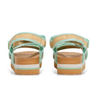 Pepe Jeans Umbrovo zeleni sandali