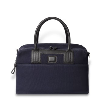 Hackett London Mala de viagem 24 Wells azul-marinho
