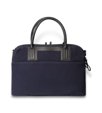 Hackett London Mala de viagem 24 Wells azul-marinho