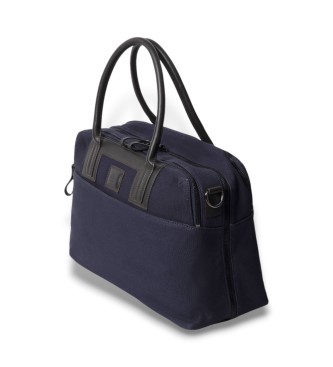 Hackett London Mala de viagem 24 Wells azul-marinho