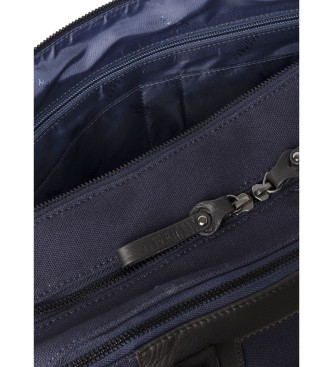 Hackett London Mala de viagem 24 Wells azul-marinho