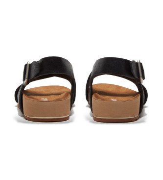 Timberland Sandales en cuir Malibu Waves noir