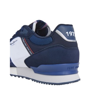 Pepe Jeans London Mood Leather Sneakers navy