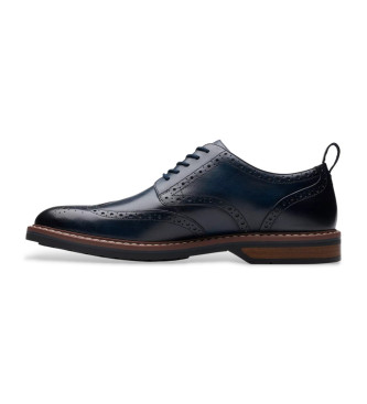 Clarks Aldwin Limit chaussures en cuir marine