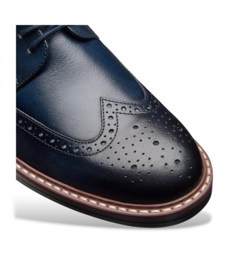 Clarks Aldwin Limit chaussures en cuir marine