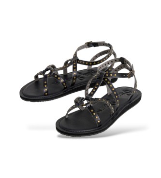 Pepe Jeans Rio Stud Sandalen schwarz