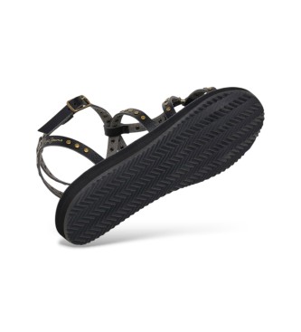 Pepe Jeans Rio Stud Sandalen schwarz