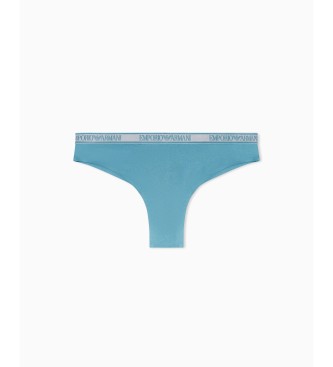 Emporio Armani Lot de 2 tongs Iconic Microfiber turquoise
