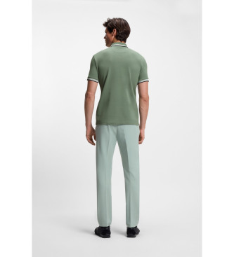 BOSS Zelena majica Polo Paddy