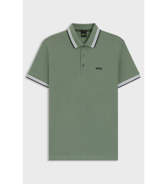 BOSS Zelena majica Polo Paddy