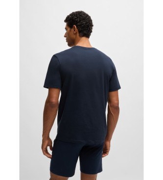 BOSS T-shirt Mix&Match marineblå