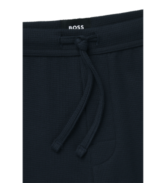 BOSS Pantalón Waffle marino