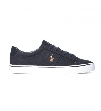 Polo Ralph Lauren Baskets Sayer en toile marine