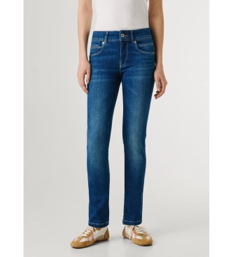 Pepe Jeans Jeansy Slim Iconic Brooke w kolorze niebieskim
