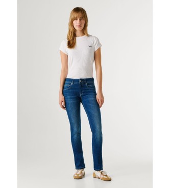 Pepe Jeans Jeansy Slim Iconic Brooke w kolorze niebieskim