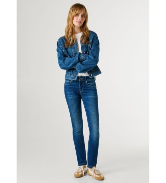 Pepe Jeans Jeansy Slim Iconic Brooke w kolorze niebieskim