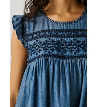 Pepe Jeans Cindy Kleid blau
