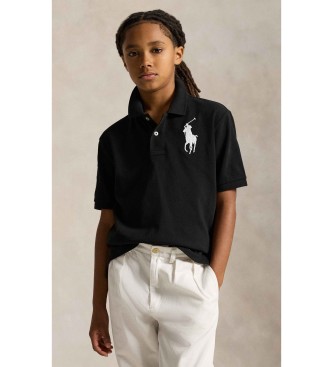 Polo Ralph Lauren Polo de piqué de algodón con Big Pony negro