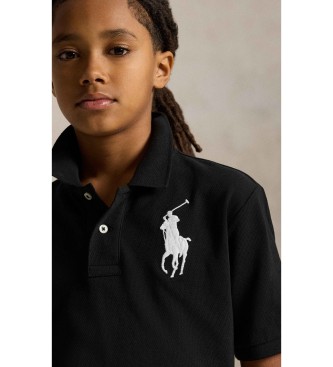 Polo Ralph Lauren Polo de piqué de algodón con Big Pony negro