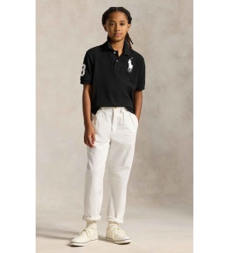 Polo Ralph Lauren Polo de piqué de algodón con Big Pony negro