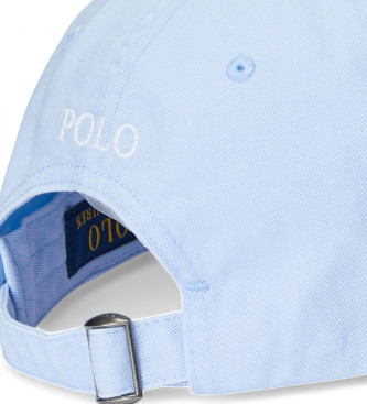 Polo Ralph Lauren Gorra de chino de algodón azul