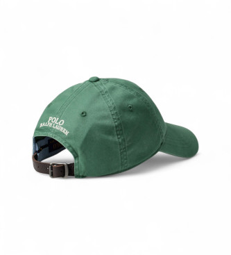 Polo Ralph Lauren Green elasticated cotton twill cap