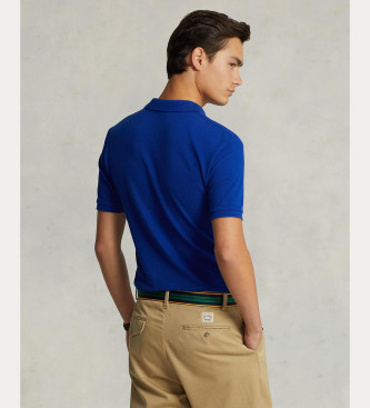 Polo Ralph Lauren Le polo emblématique Custom Slim Fit en piqué bleu foncé