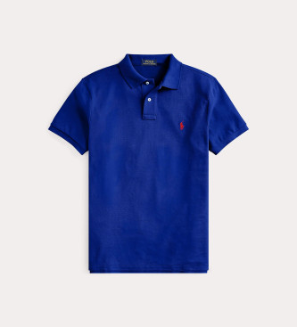 Polo Ralph Lauren Le polo emblématique Custom Slim Fit en piqué bleu foncé