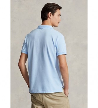 Polo Ralph Lauren Le polo emblématique en piqué Custom Slim Fit bleu clair