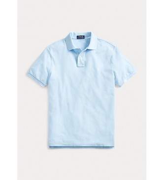 Polo Ralph Lauren Le polo emblématique en piqué Custom Slim Fit bleu clair