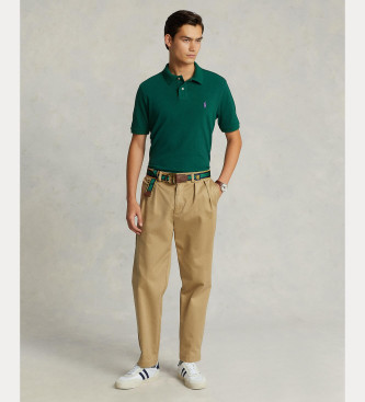 Polo Ralph Lauren Le polo emblématique Custom Slim Fit en piqué vert