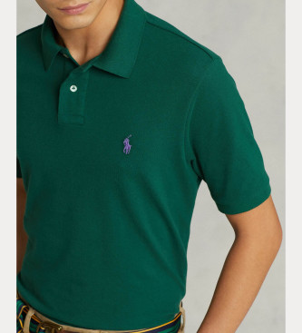 Polo Ralph Lauren Le polo emblématique Custom Slim Fit en piqué vert