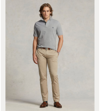 Polo Ralph Lauren O icônico polo de piquet cinza