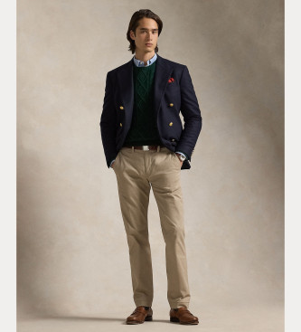 Polo Ralph Lauren Calças Chino Bedford Straight Fit bege