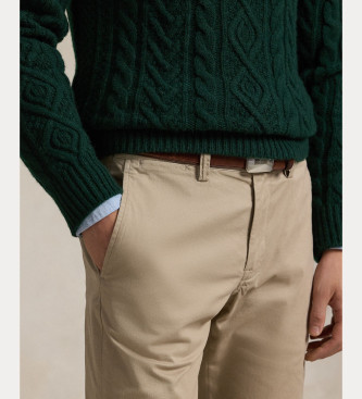 Polo Ralph Lauren Calças Chino Bedford Straight Fit bege