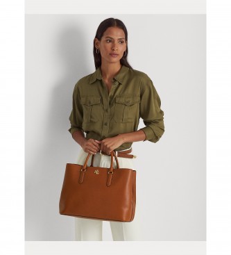 Lauren Ralph Lauren Borsa a tracolla Marcy in pelle marrone